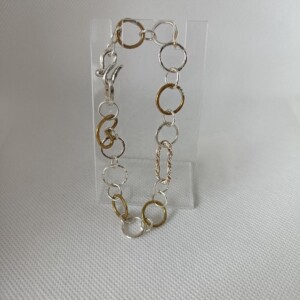 Rough Enough Collection, zilveren schakelarmband