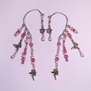 Roze/paarse elf ear cuffs (paar) – fairycore oorhangers zonder gaatje