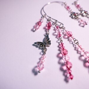 Roze/paarse elf ear cuffs (paar) – fairycore oorhangers zonder gaatje