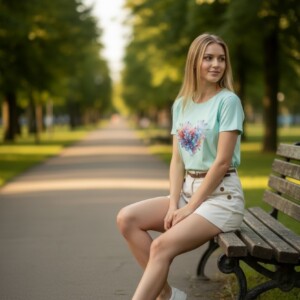 Stijlvol T-shirt met unieke print – Perfect voor een opvallende look