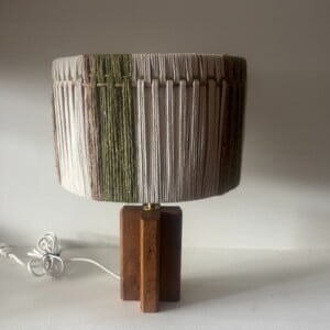 Stoere handgemaakte lamp