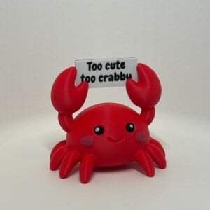Too cute, too crabby – schattige krab kaarthouder