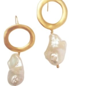 Unieke barokke pareloorbellen