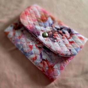 Blossom Quilt Clutch – Handmade Floral Pouch