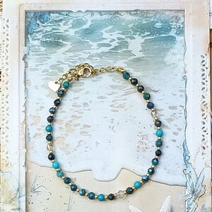 Bohemian armband lapis lazuli