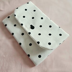 Dotty Chic Snap Clutch