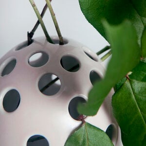 Fly's Eye Vase Big - Pink & Pink Rim