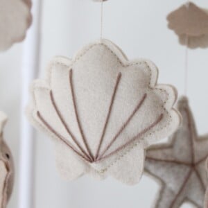 Handgemaakte Babymobiel | Hout & Wolvilt | Sea Life | Neutraal