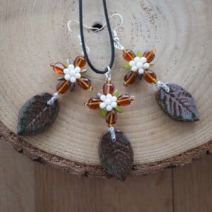 Herfstig & Folk, donkere cottagecore sieraden set