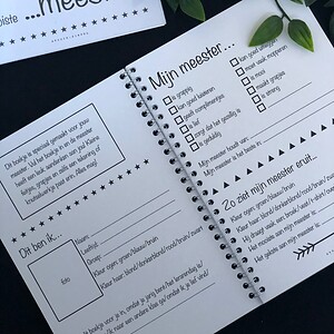 Invulboek voor de Meester – Persoonlijk afscheidscadeau met herinneringen en lieve boodschappen