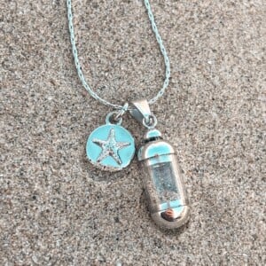 Laguna Beach Pendant Zeester & Schildpad Zilver