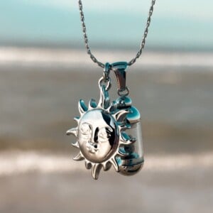 Laguna Beach Pendant Zon & Maan Zilver