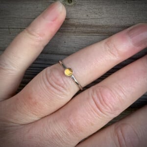 Lichtvanger ✨ – Handgemaakte Citrien Ring