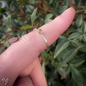 Lichtvanger ✨ – Handgemaakte Citrien Ring