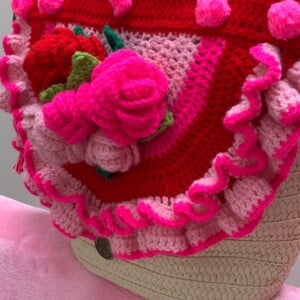 Mand/Tas. De Spanisch rose