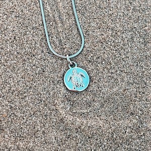 Oceaan Zeester & Schildpad Ketting Zilver