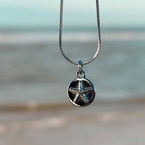 Oceaan Zeester & Schildpad Ketting Zilver