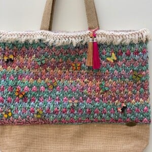 Shopper/Strandtas Vlinders