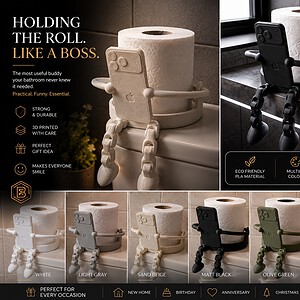 Sit & Roll – Moderne Toiletrolhouder