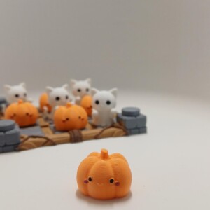 Handgemaakt Halloween Display Spel – Katjes & Pompoentjes