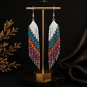 Waterval oorbellen 'Sunset'