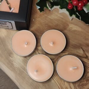 Waxinelichtjes set Pompoen Botercreme