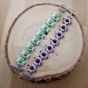 Whimsical & Dromerig, handgeweven fantasie armband