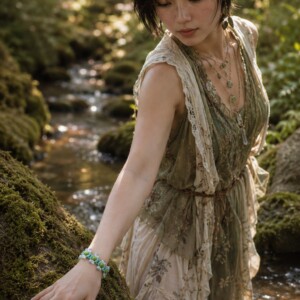 Whimsical & Dromerig, handgeweven fantasie armband