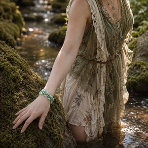 Whimsical & Dromerig, handgeweven fantasie armband