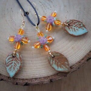 Zomers & Folk, zonnige cottagecore sieraden set
