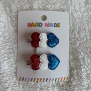 Alligator clips met Hollandse hartjes
