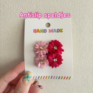 Antislip speldjes met bloemetjes