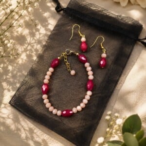 Armband en oorbellen set