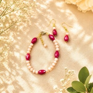 Armband en oorbellen set