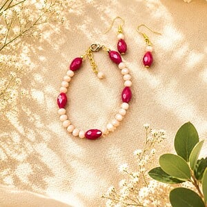 Armband en oorbellen set