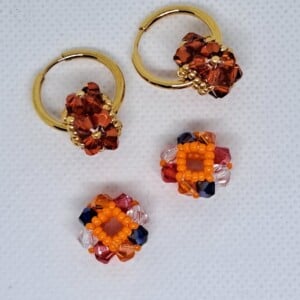 🧡 Aurora Switch Set – Dutch Delight (oorringen 2,0 cm)