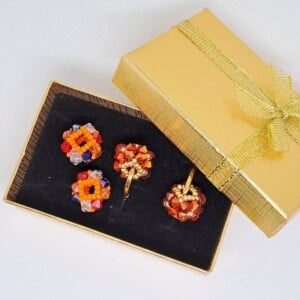 🧡 Aurora Switch Set – Dutch Delight (oorringen 2,0 cm)