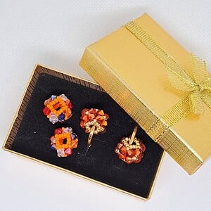 🧡 Aurora Switch Set – Dutch Delight (oorringen 2,0 cm)