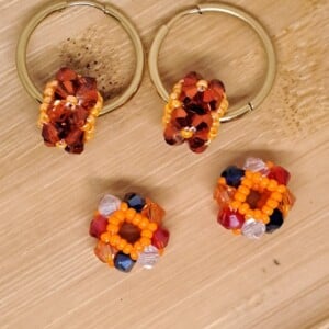🧡 Aurora Switch Set – Dutch Delight (oorringen 2,5 cm)
