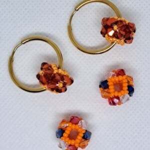🧡 Aurora Switch Set – Dutch Delight (oorringen 2,5 cm)