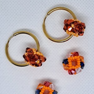 🧡 Aurora Switch Set – Dutch Delight (oorringen 2,5 cm)