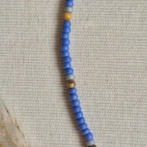 Basic ketting picture jaspis en miyuki kralen met boeisluiting voor bedels