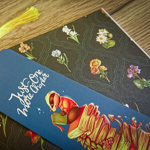 Boekenlegger One more chapter dasje 50x180mm kwastje
