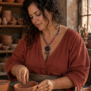 Bohemian Folklore & Vrije Geest, handgemaakte moderne dromenvanger ketting