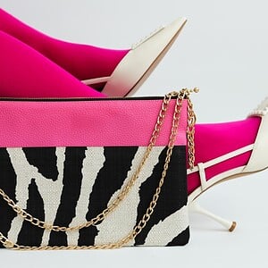 Clutch Wild Zebra - Jacquard