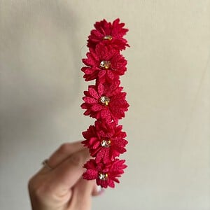 Diadeem met bloemetjes