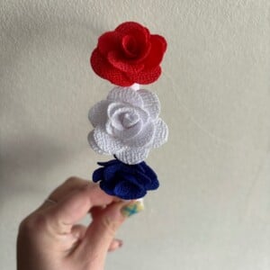 Diadeem met roosjes (Koningsdag)