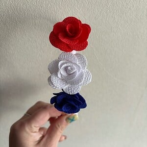 Diadeem met roosjes (Koningsdag)