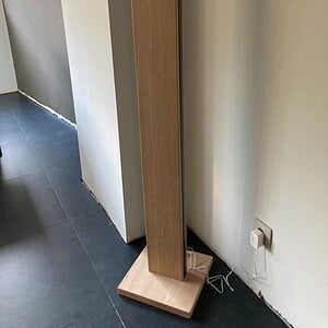 eikenhout vloer led lamp