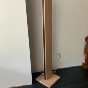 eikenhout vloer led lamp